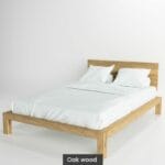 Massif solid wood bed oak-Homage-1