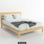 Massif solid wood bed ash Arc 3