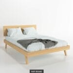 Massif solid wood bed ash Pericles 2