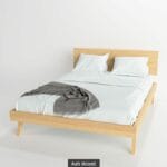 Massif solid wood bed ash Pericles 3