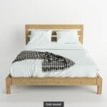 Massif solid wood bed oak Arc 1