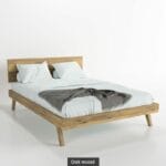 Massif solid wood bed oak Pericles 2