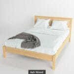 Massif solid wood bed-ash-Merry-3