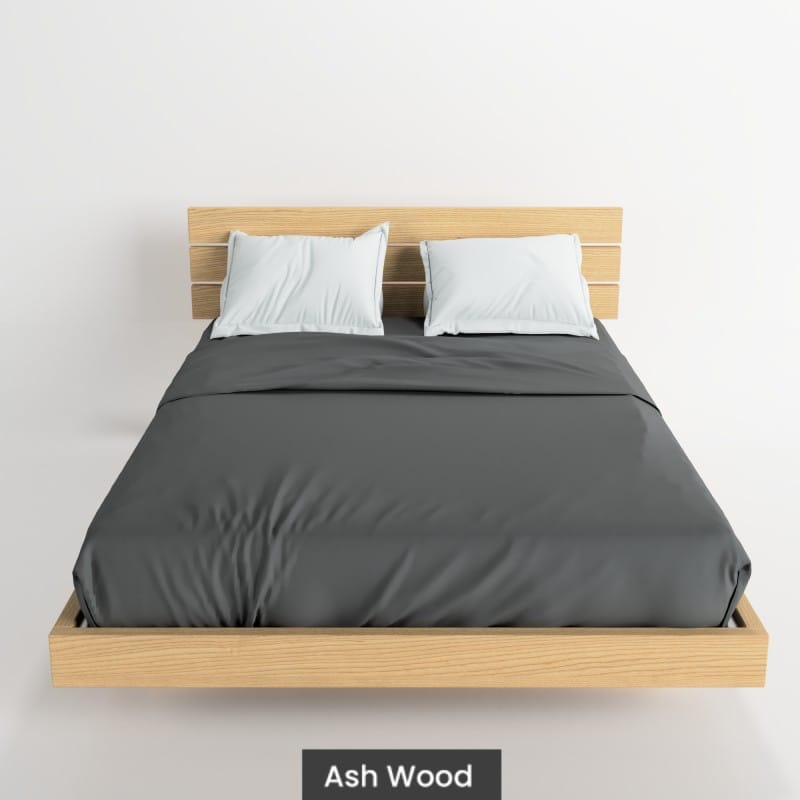 Massif solid wood bed ash-Perfect-3