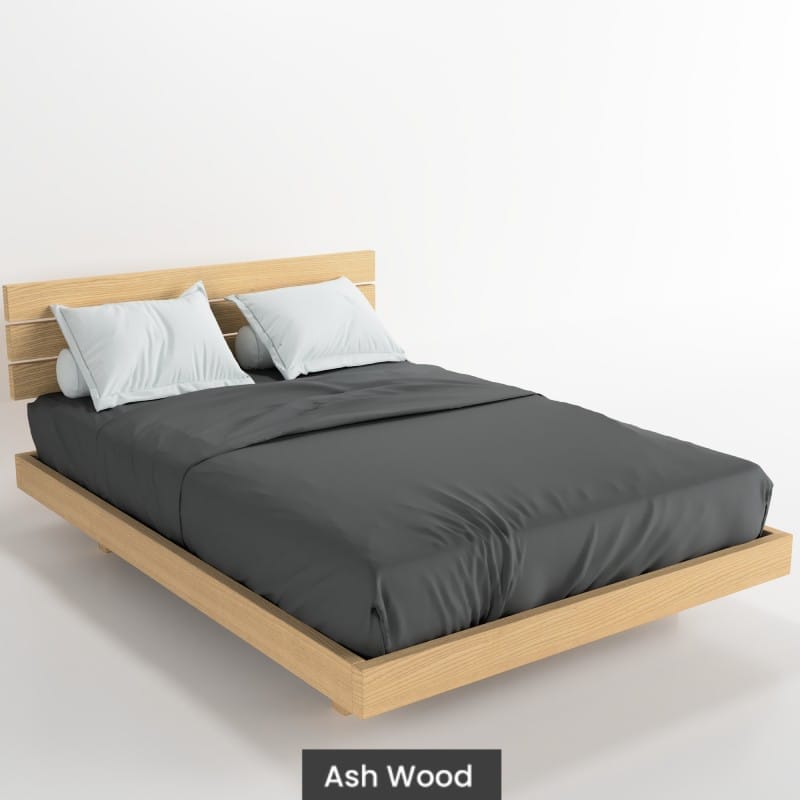 Massif solid wood bed ash-Perfect-4