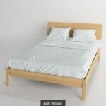 Massif solid wood bed ash-Peter-1