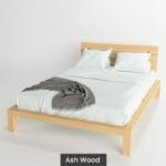 Massif solid wood bed ash Queen-1