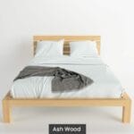 Massif solid wood bed ash Queen-2