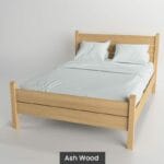 Massif solid wood bed ash Swift-1