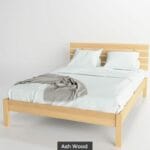 Massif solid wood bed ash-Titus-1