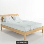 Massif solid wood bed ash Young 3