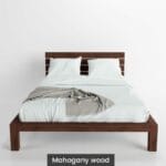 Massif solid wood bed mahogany Queen-2