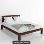 Massif solid wood bed mahogany Queen-3