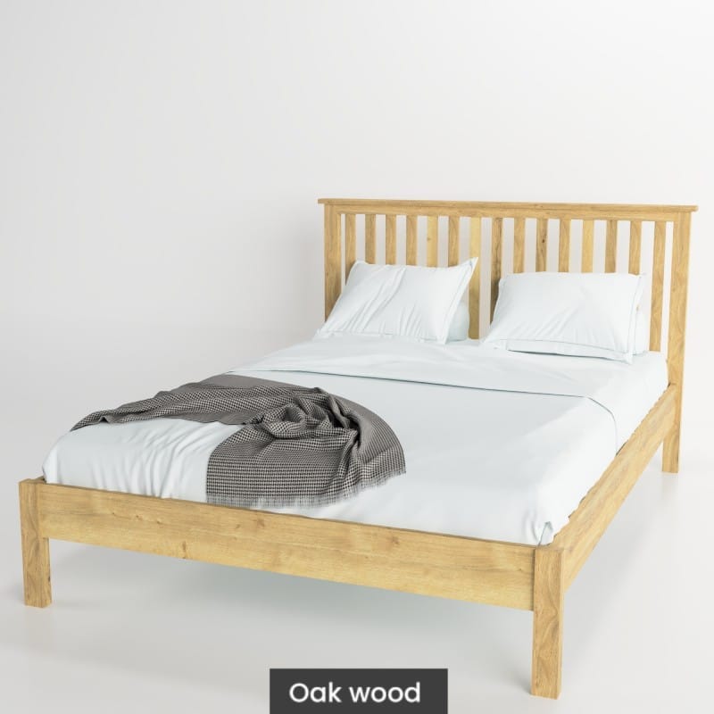 Massif solid wood bed oak Cavalier 2