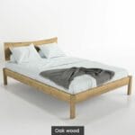 Massif solid wood bed oak Divine 1