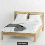 Massif solid wood bed oak-Merry-2
