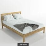 Massif solid wood bed oak-Merry-3
