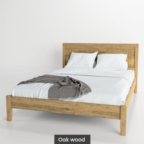 Massif solid wood bed oak-Paradise-1
