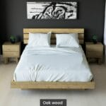 Massif solid wood bed-oak-Perfect-1