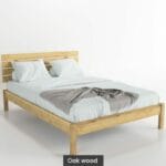 Massif solid wood bed oak-Titus-1