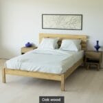 Massif solid wood bed oak-Titus-2