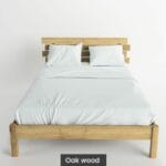 Massif solid wood bed oak Young-2