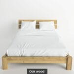 Massif solid wood bed oak-Zoey2-3